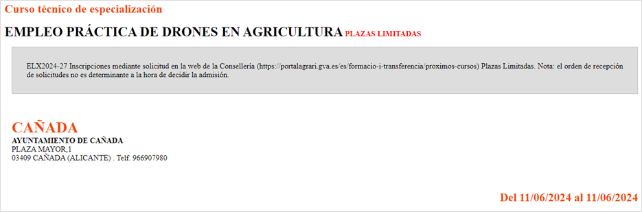  EMPLEO PRÁCTICA DE DRONES EN AGRICULTURA